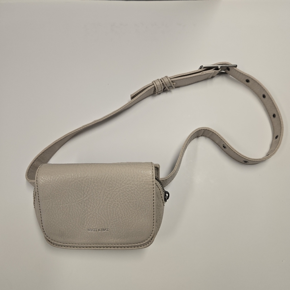Matt & Nat Park Koalam (Beige) Dwell Collection Vegan Belt Bag - Picture 3 of 8